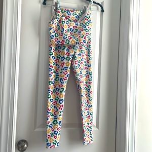 Beach riot workout set, primary leopard, xs